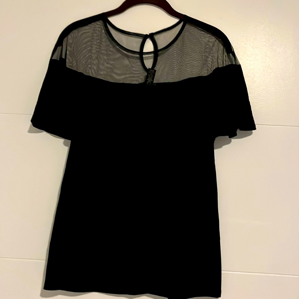 Dressy top. Mesh detail. I.N.C.